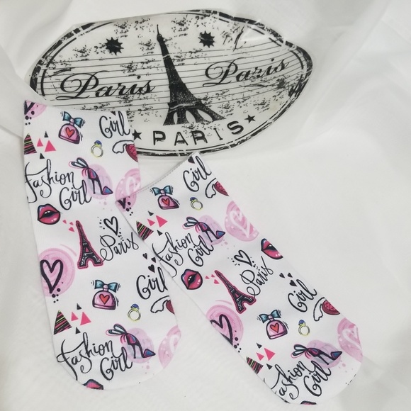 3/$25♥️ Socks Paris Effiel Tower Design New - Picture 2 of 5